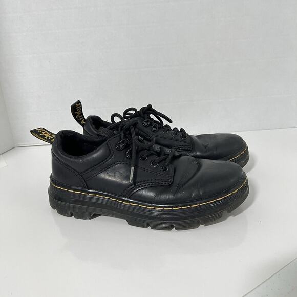Dr Martens Black Reeder UTILITY Shoes Airwair US M6 / L7 JY004 main image 5